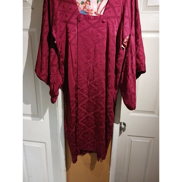 Vintage Japanese Square Neck Michiyuki Haori Kimono Jacket. Size M - Picture 3 of 11